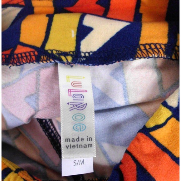 LuLaRoe Kids Buttery Soft Leggings Size S/M Small Medium Lot of 4 Print - Picture 7 of 9